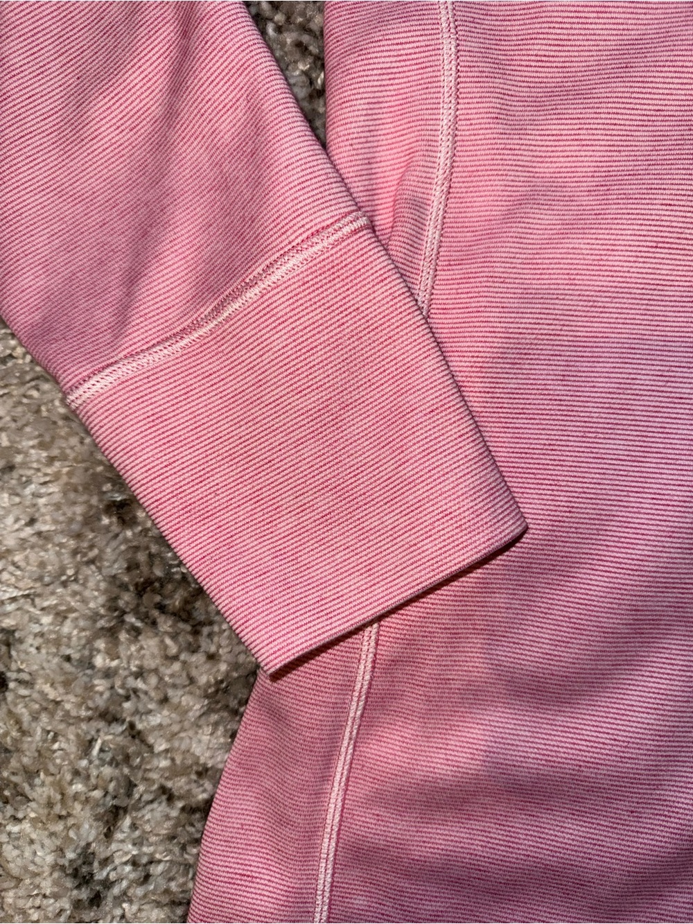 Tommy Bahama Two-Tone Pink Zip Hoodie - Picture 4 of 4